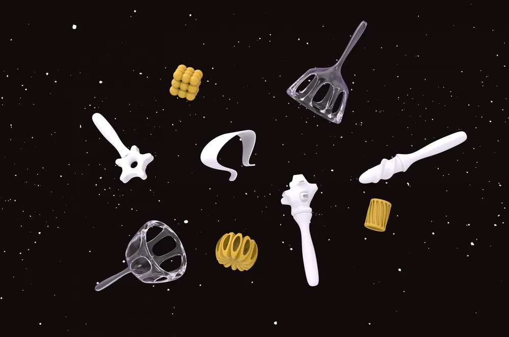 Space food and wine tasting